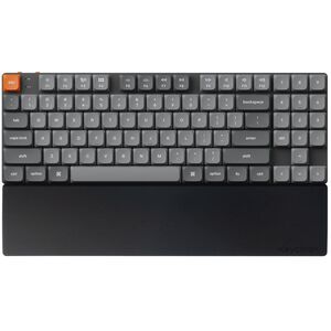 Keychron PR59, Keyboard palm rest, Silicone, 346 mm, 77 mm, 153 g, Black