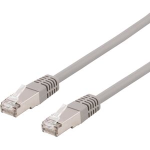 DELTACO U/STP Cat6a patchkabel, LSZH, 25m, Grey