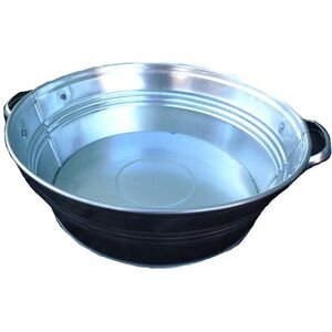 GALVANIZED SMALL TUB 13L 39X15CM