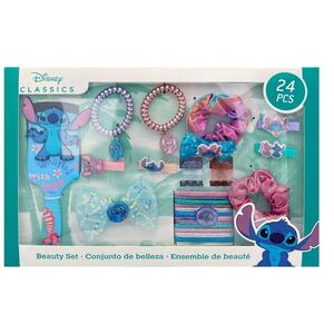 Σετ Lilo I Stitch Αξεσουάρ Μαλλιών 24 Τεμ. Για Παιδί Κλιπς Λαστιχάκια / St00101