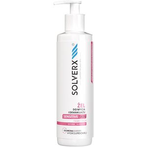 SOLVERX Sensitive Skin Żel do mycia i demakijażu twarzy i oczu 200 ml