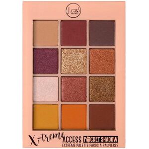 J.CAT BEAUTY_X-Treme Access Pocket Shadow paleta cieni do oczu 102 Walk Of Stardom 10g