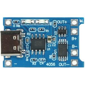 MODUŁ ŁADOWANIA AKUMULATORÓW LI-ION CHAR-4056-18650/USB-C