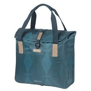 Τσάντα για σχάρα BASIL ELEGANCE BICYCLE SHOPPER 20-26L Hook On System, αδιάβροχη estate blue (NEW)