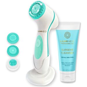 Επαγγελματική σειρά LUMINEO Szczoteczka do twarzy Brush turkusowa + Καθαριστικό ζελ Lumineo για όλους τους τύπους δέρματος 100 ml