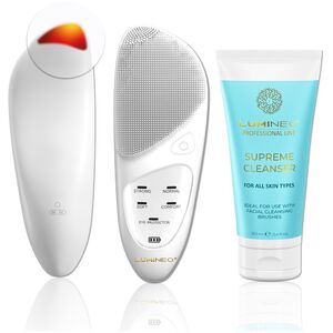 Επαγγελματική Σειρά LUMINEO Szczoteczka do twarzy Sonic Thermo Brush + Żel Lumineo για όλους τους τύπους δέρματος