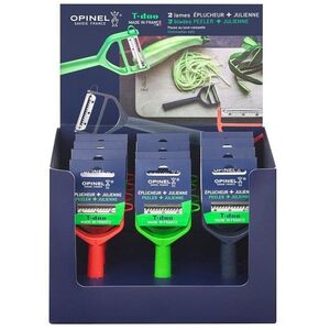 Opinel Σετ 12 Ξεφλουδιστήρια Peeler T-Duo Polymer