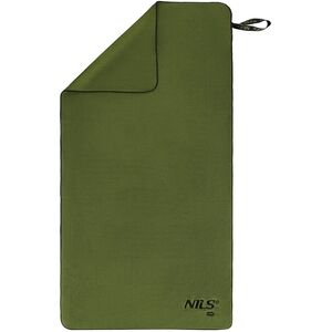 Πετσέτα μικροϊνών στρατιωτική χακί 120x60 cm NILS CAMP