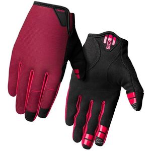 Rękawiczki damskie GIRO LA DND GEL W długi palec dark cherry / raspberry roz. M (obwód dłoni 203-229 mm / dł. dłoni 181-188 mm) (NEW 2024)