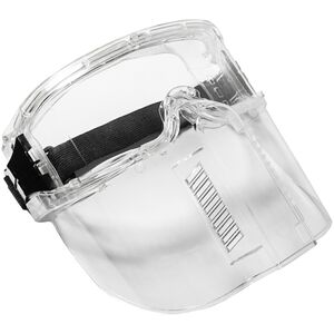 SAFETY GLASSES WITH FACE SHIELD SILVER