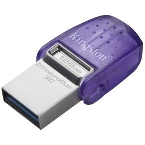 Pendrive Kingston Kingston 128GB DataTraveler microDuo 3C 200MB/s dvigubas USB-A + USB-C, EAN: 740617328165