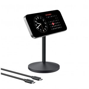 ANKER MagGo Ασύρματη Βάση Φόρτισης Qi2 15W MagSafe περιστρεφόμενη κατά 360° για iphone 12 και νεότερα μαύρο