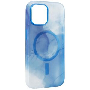 iPhone 15 Puro AQUA Flexible Plastic Case - MagSafe Compatible - BLUE