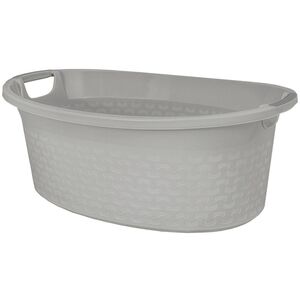 Miska owalna Cotton 60l. jasny szary - 1460