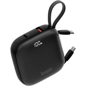 PowerBank 4w1 Bazic Fusion 10000mAh PD20W USB-C/Lightning μαύρο