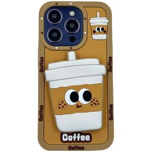 ETUI CASE 3D COFFEE Z PODSTAWKĄ IPHONE 13 standard