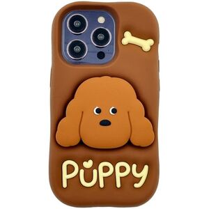 ETUI CASE 3D PUPPY Z PODSTAWKĄ IPHONE 15 Pro standard
