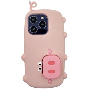 ETUI CASE 3D PIG Z PODSTAWKĄ IPHONE 14 PRO standard