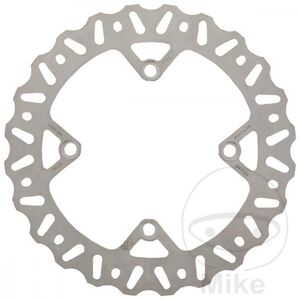 Tarcza hamulcowa tył stała, 240/112x4mm 4x130mm, średnica otworów mocujących 10mm, odsadzenie 0 pasuje do: HUSQVARNA CR 125/250/250 4T/250 Meo Replica/250R/310/310R/449/511/610/610E/610ie/630/630ie 20