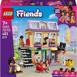 LEGO Friends Sklep muzyczny i mieszkanie (42653)