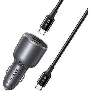 Ładowarka samochodowa UGREEN EC705, USB + 2x USB-C, 130W + kabel 1m 5A