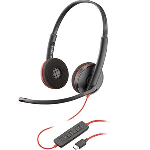 Blackwire C3220 Stereo USB-C Headset +Carry Case