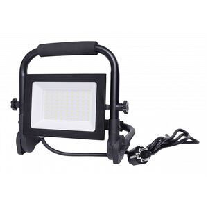Φορητός προβολέας LED GTV iNEXT, 50 W, 4000 lm, 6400 K, IP65, μαύρο.
