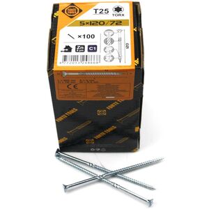 ΒΙΔΑ ΓΙΑ ΜΟΡΙΟΣΑΝΙΔΑ T25 5.0X120/72 ΛΕΥΚΟ ZN(100