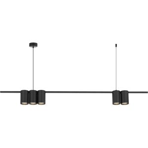 Κρεμαστό φωτιστικό - Genesis black, 5xgu10, μαύρο