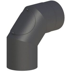FERROLUX ΓΩΝΙΑ 90° 130 ΜΕ ΚΑΘΑΡΙΣΜΟ ΜΑΥΡΟ