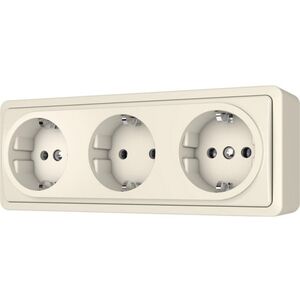 SOCKET 3PL SL+250 IVORY