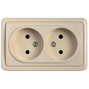 SURFACE MOUNTED SOCKET WITHOUT EARTH