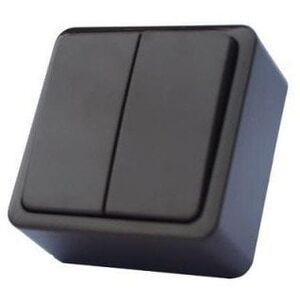 SWITCH P510-020V OV PLAST 2BUT ANTHR SL+