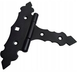 GATE HINGE DEC ZOF75 75X35X130X2.0 BLACK