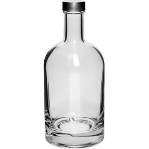 BOTTLE GLASS 0.5L MISS BARKU WITH CAP