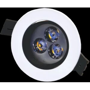 Φωτιστικό LED χωνευτό TOPE ANDA, IP40, 5W, 3500K, 351 lm, λευκό, στρογγυλό, O10.8 x h5cm