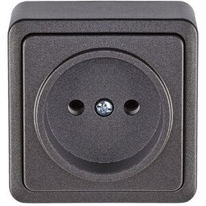 SOCKET RP16-001V OVER PLASTER ANTHR SL+