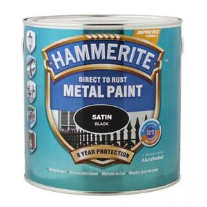 PAINT HAMMERITE SATEEN BLACK 250ML