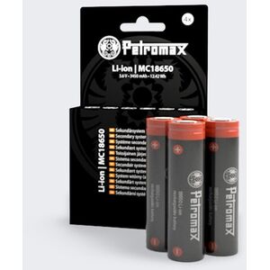 Akumulatory Petromax 18650 4 pack Black