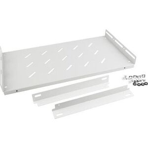 Lanberg Półka do szaf z kątownikiem 19" 450" Szara (AK-1014-S)