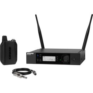 Shure GLXD14R+E-Z4 - Ψηφιακό ασύρματο σύστημα DUAL BAND με πομπό bodypack και καλώδιο κιθάρας W302