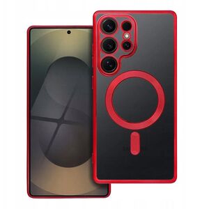 Θήκη ELECTRO MAG COVER συμβατή με MagSafe για SAMSUNG S25 Edge κόκκινο