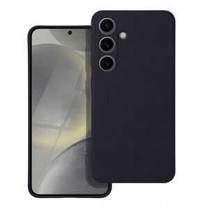 Θήκη SILICONE MAG COVER συμβατή με MagSafe για SAMSUNG S24 FE μαύρο