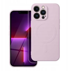 Θήκη SILICONE MAG COVER συμβατή με MagSafe για SAMSUNG A16 ροζ
