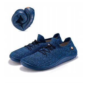 SH5003M Ανδρικά παπούτσια barefoot merino σκούρο μπλε/μπλε 43
