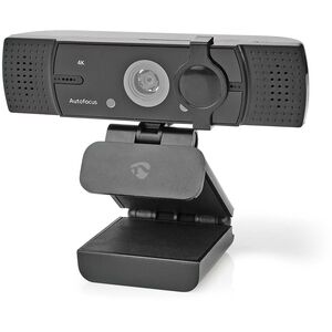 Κάμερα διαδικτύου Nedis Full HD 60fps / 4K 30fps μαύρη