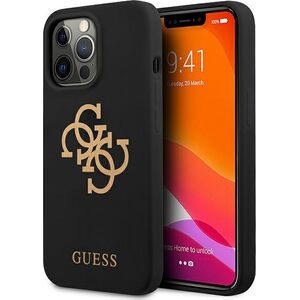 Guess Guess GUHCP13XLS4GGBK iPhone 13 Pro Max 6,7" czarny/black hard case Silicone 4G Logo