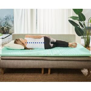 Επίστρωμα στρώματος DORMEO ALOE VERA VITALIS, 4 x 120 x 200 cm, 100% πολυεστέρας