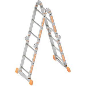 4-μερών σκάλα LAYHER TOPIC1057/4x3 με πλατφόρμα εργασίας