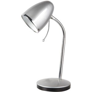 Επιτραπέζιο φωτιστικό G.LUX, 1xE27, GD-2819, ασημί χρώμα.